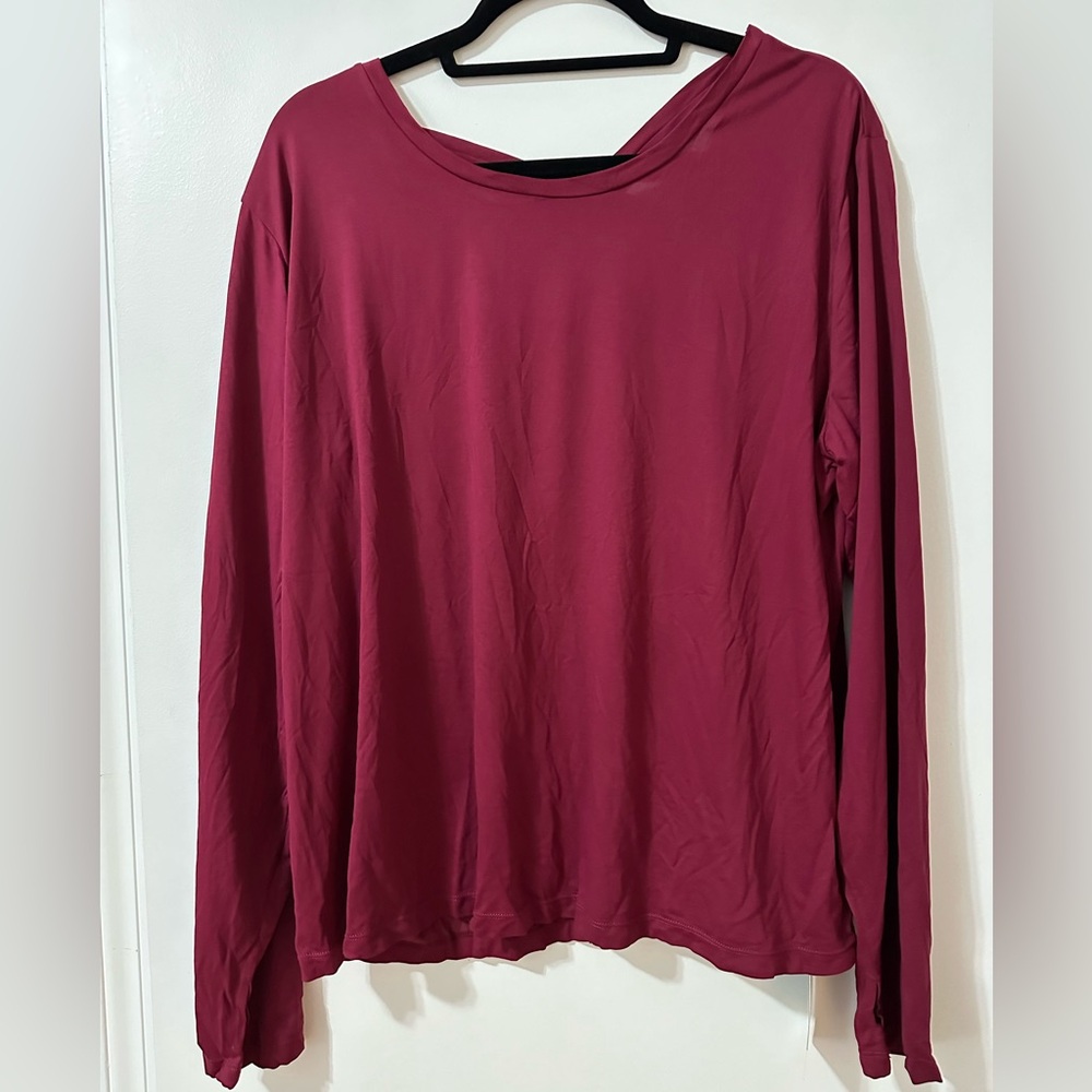 HALARA Crisscross Cutout Thumb Hole Yoga Sports Top
